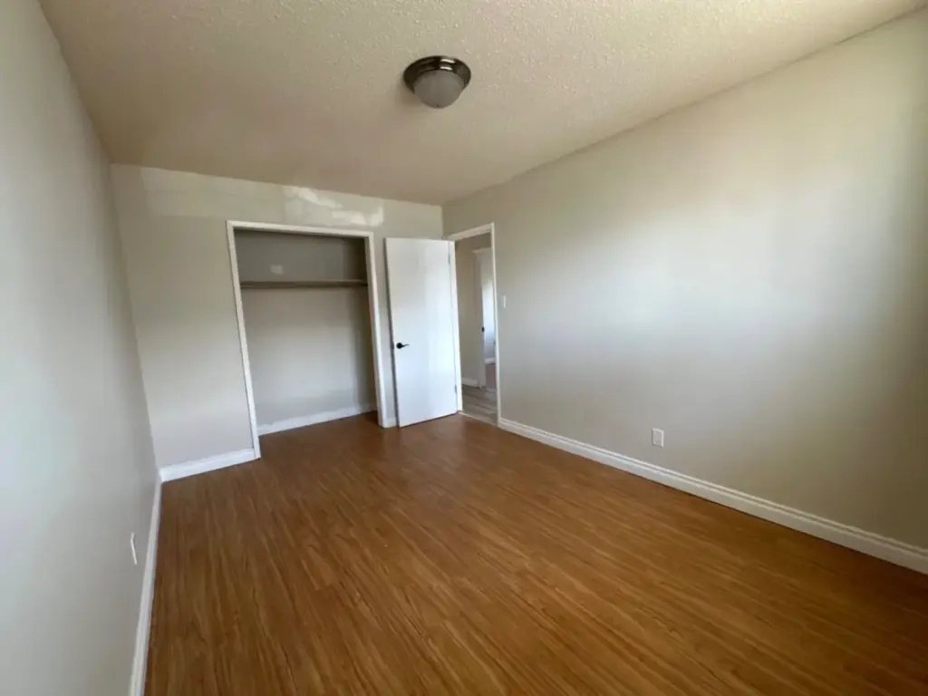 One of our completed basement bedroom project in Regina