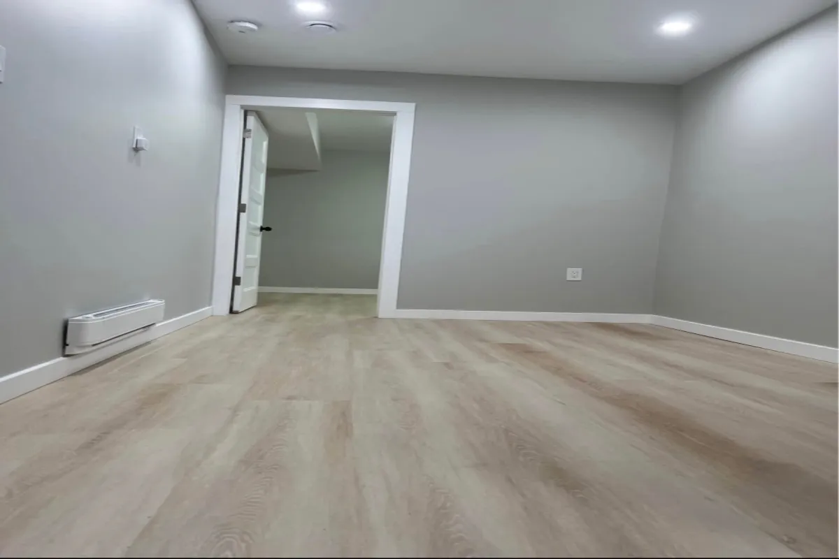 One of our recently finished basement family room development in Regina, SK